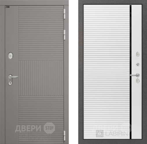 Дверь Лабиринт (LABIRINT) Формо 22 Белый софт в Кашире
