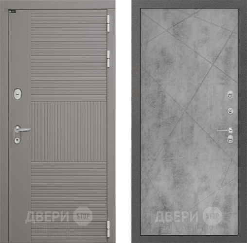 Входная металлическая Дверь Лабиринт (LABIRINT) Формо 24 Бетон светлый в Кашире