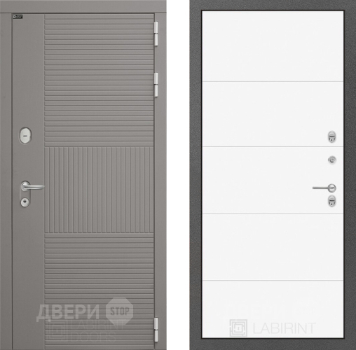 Дверь Лабиринт (LABIRINT) Формо 13 Белый софт в Кашире