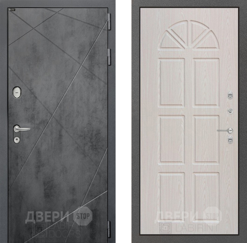 Входная металлическая Дверь Лабиринт (LABIRINT) Лофт 15 VINORIT Алмон 25 в Кашире