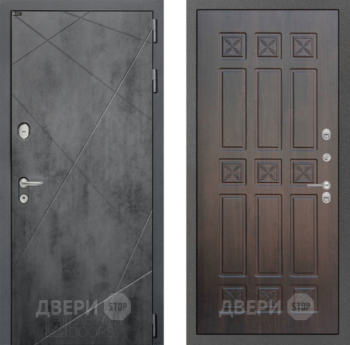Входная металлическая Дверь Лабиринт (LABIRINT) Лофт 16 VINORIT Алмон 28 в Кашире