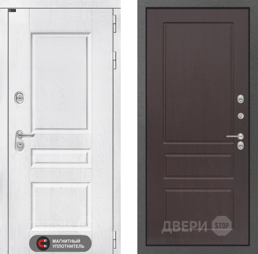 Входная металлическая Дверь Лабиринт (LABIRINT) Versal 03 Орех премиум в Кашире