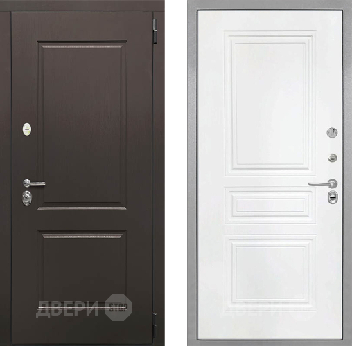 Входная металлическая Дверь Интекрон (INTECRON) Кампо ФЛ-243 Белый матовый в Кашире