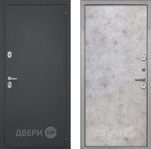 Входная металлическая Дверь Интекрон (INTECRON) Гектор Гладкая Мрамор светлый в Кашире