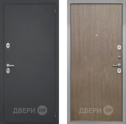 Входная металлическая Дверь Интекрон (INTECRON) Гектор Гладкая шпон Венге коричневый в Кашире