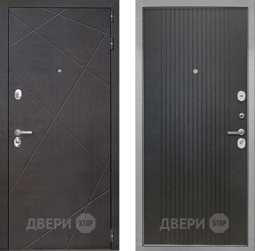 Входная металлическая Дверь Интекрон (INTECRON) Сенатор Лучи ФЛ-295 Лофт черный в Кашире