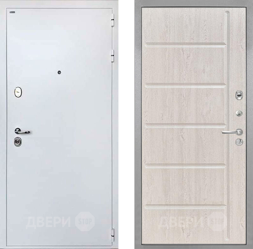 Входная металлическая Дверь Интекрон (INTECRON) Колизей White ФЛ-102 Сосна белая в Кашире