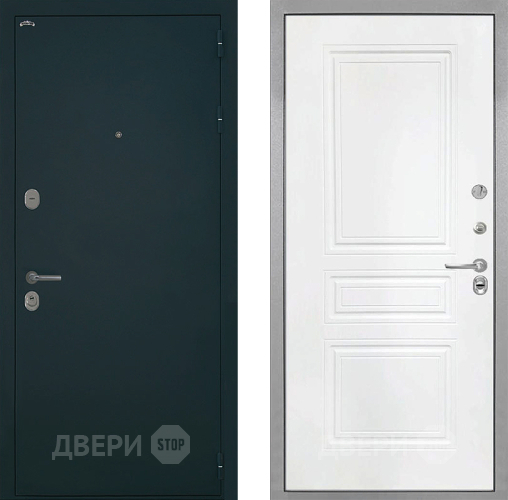 Входная металлическая Дверь Интекрон (INTECRON) Греция ФЛ-243 Белый матовый в Кашире