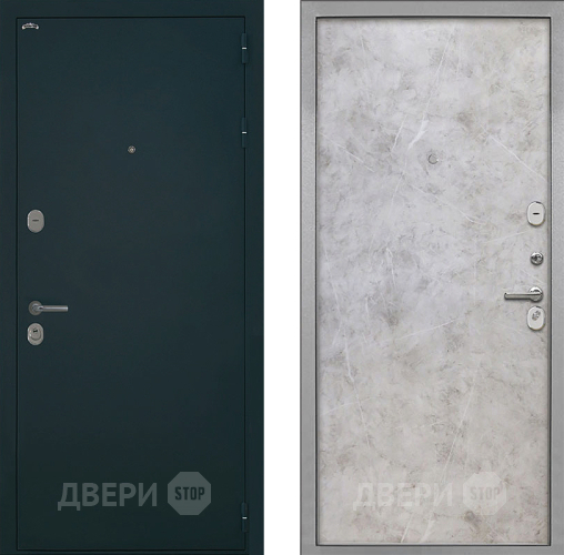 Входная металлическая Дверь Интекрон (INTECRON) Греция Гладкая Мрамор светлый в Кашире