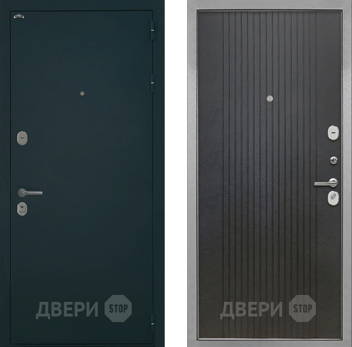 Входная металлическая Дверь Интекрон (INTECRON) Греция ФЛ-295 Лофт черный в Кашире