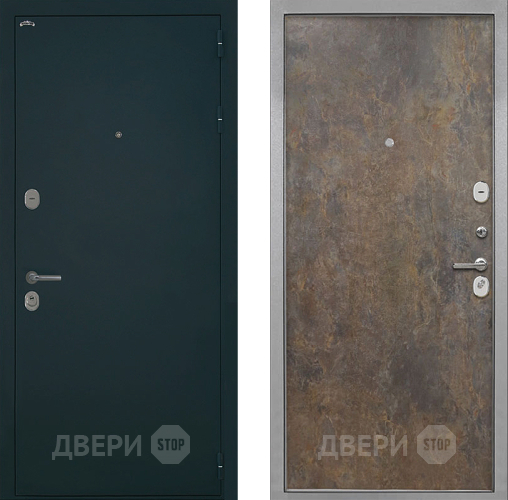 Входная металлическая Дверь Интекрон (INTECRON) Греция Гладкая Гранж в Кашире