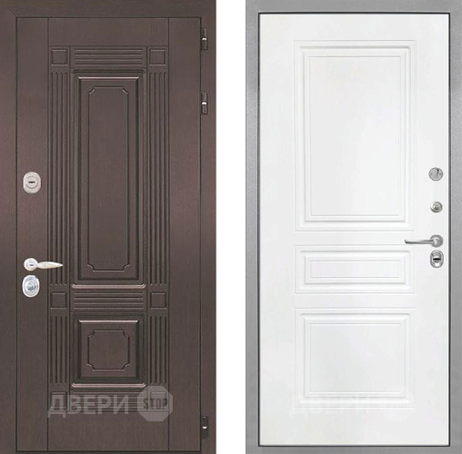 Входная металлическая Дверь Интекрон (INTECRON) Италия ФЛ-243 Белый матовый в Кашире