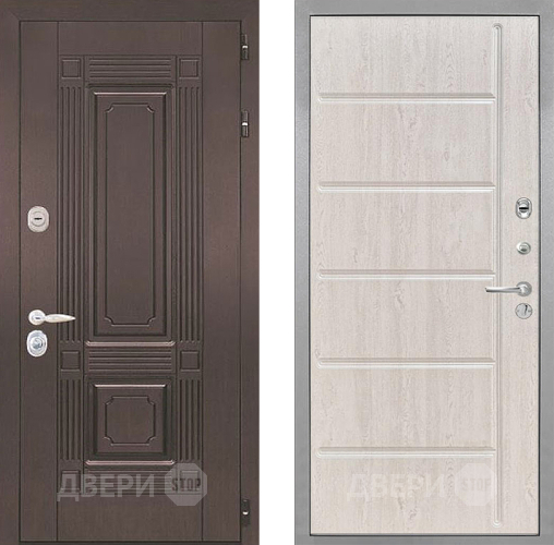 Входная металлическая Дверь Интекрон (INTECRON) Италия ФЛ-102 Сосна белая в Кашире