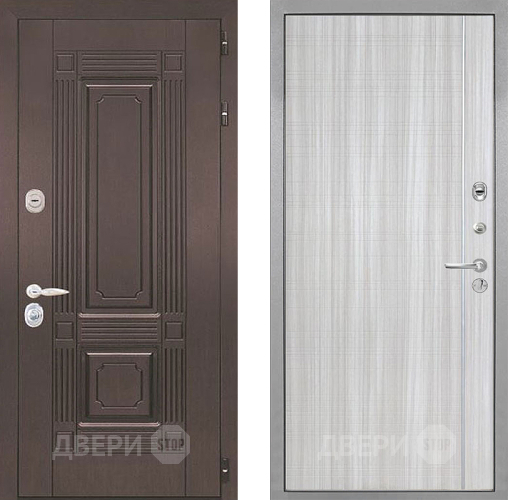 Входная металлическая Дверь Интекрон (INTECRON) Италия В-07 с молдингом Сандал белый в Кашире