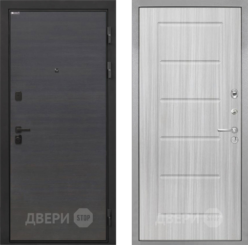 Входная металлическая Дверь Интекрон (INTECRON) Профит Black Эковенге ФЛ-39 Сандал белый в Кашире