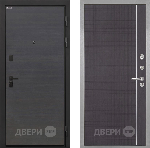 Входная металлическая Дверь Интекрон (INTECRON) Профит Black Эковенге В-07 с молдингом Венге в Кашире