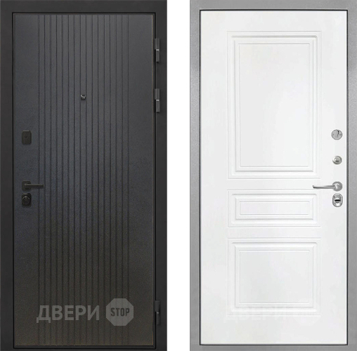 Входная металлическая Дверь Интекрон (INTECRON) Профит Black ФЛ-295 ФЛ-243 Белый матовый в Кашире