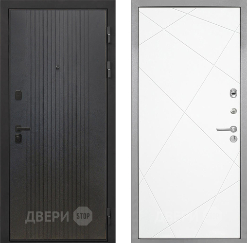 Входная металлическая Дверь Интекрон (INTECRON) Профит Black ФЛ-295 Лучи-М Софт милк в Кашире