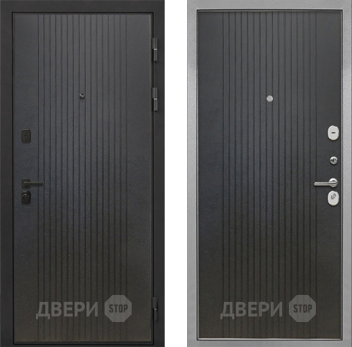 Входная металлическая Дверь Интекрон (INTECRON) Профит Black ФЛ-295 ФЛ-295 Лофт черный в Кашире
