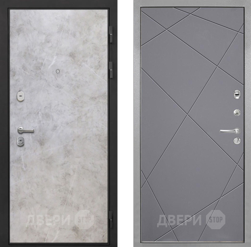 Входная металлическая Дверь Интекрон (INTECRON) Гектор Мрамор Светлый Лучи-М Графит софт в Кашире