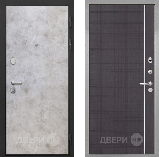 Входная металлическая Дверь Интекрон (INTECRON) Гектор Мрамор Светлый В-07 с молдингом Венге в Кашире
