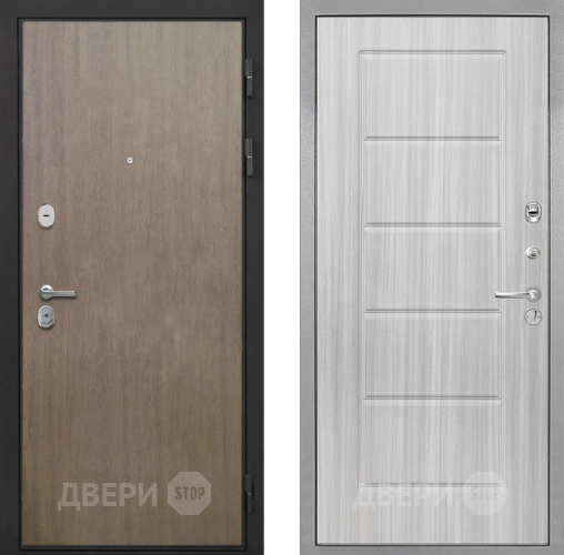 Входная металлическая Дверь Интекрон (INTECRON) Гектор Венге Коричневый ФЛ-39 Сандал белый в Кашире