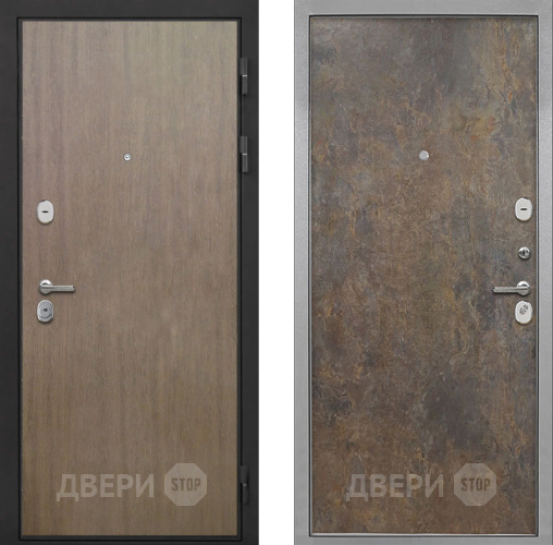 Входная металлическая Дверь Интекрон (INTECRON) Гектор Венге Коричневый Гладкая Гранж в Кашире