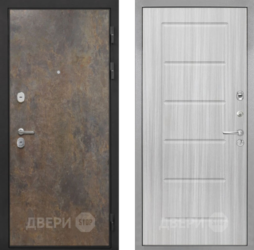 Входная металлическая Дверь Интекрон (INTECRON) Гектор Гранж ФЛ-39 Сандал белый в Кашире