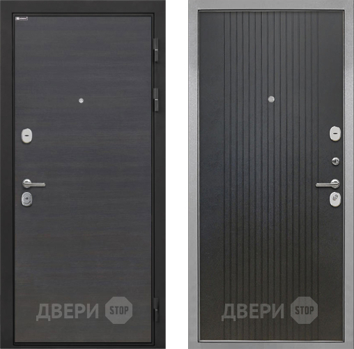 Входная металлическая Дверь Интекрон (INTECRON) Гектор Эковенге ФЛ-295 Лофт черный в Кашире