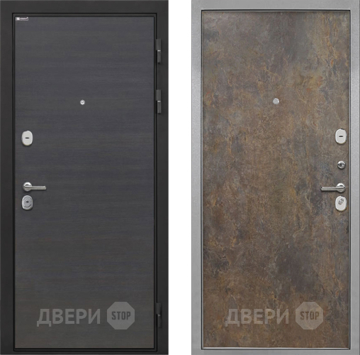 Входная металлическая Дверь Интекрон (INTECRON) Гектор Эковенге Гладкая Гранж в Кашире