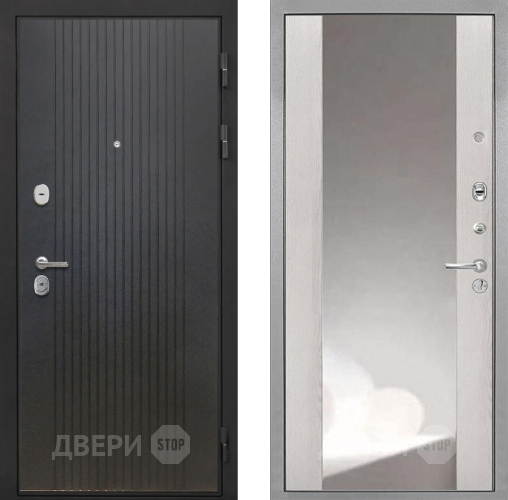 Входная металлическая Дверь Интекрон (INTECRON) Гектор ФЛ-295 ФЛЗ-516 Зеркало Сосна белая в Кашире