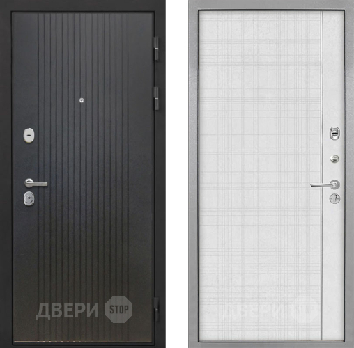Входная металлическая Дверь Интекрон (INTECRON) Гектор ФЛ-295 В-07 с молдингом Лофт белый в Кашире