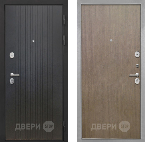 Входная металлическая Дверь Интекрон (INTECRON) Гектор ФЛ-295 Гладкая шпон Венге коричневый в Кашире
