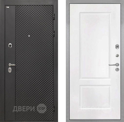 Входная металлическая Дверь Интекрон (INTECRON) Олимпия Black 4К КВ-2 Белый матовый в Кашире