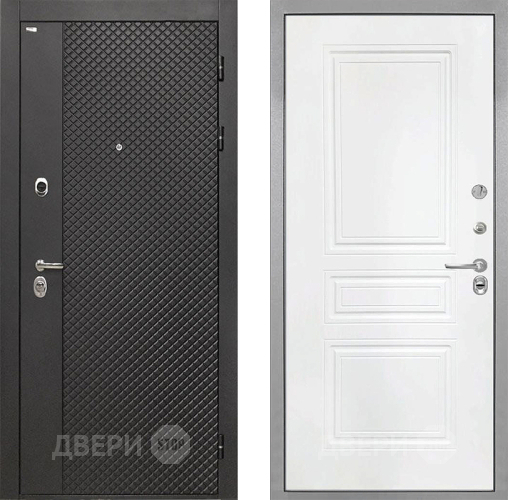 Дверь Интекрон (INTECRON) Олимпия Black 4К ФЛ-243 Белый матовый в Кашире
