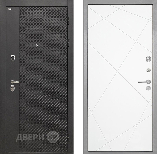 Входная металлическая Дверь Интекрон (INTECRON) Олимпия Black 4К Лучи-М Софт милк в Кашире