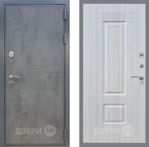 Входная металлическая Дверь Рекс (REX) ФЛ-290 FL-2 Сандал белый в Кашире