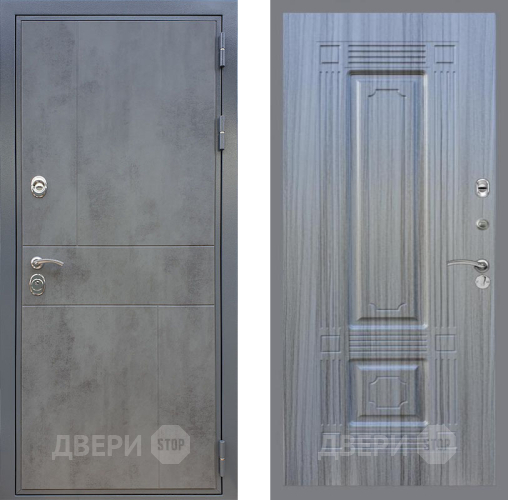 Входная металлическая Дверь Рекс (REX) ФЛ-290 FL-2 Сандал грей в Кашире