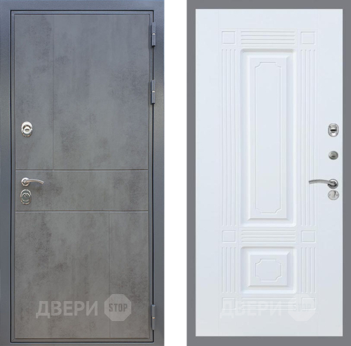 Входная металлическая Дверь Рекс (REX) ФЛ-290 FL-2 Силк Сноу в Кашире