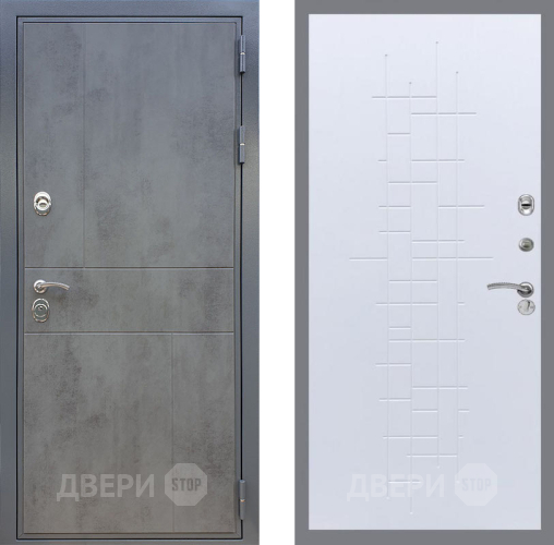Входная металлическая Дверь Рекс (REX) ФЛ-290 FL-289 Белый ясень в Кашире