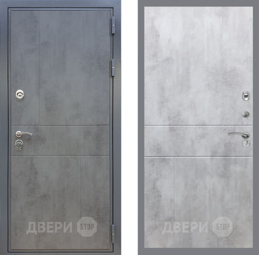 Входная металлическая Дверь Рекс (REX) ФЛ-290 FL-290 Бетон светлый в Кашире