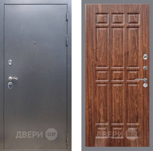 Входная металлическая Дверь Рекс (REX) 11 FL-33 орех тисненый в Кашире