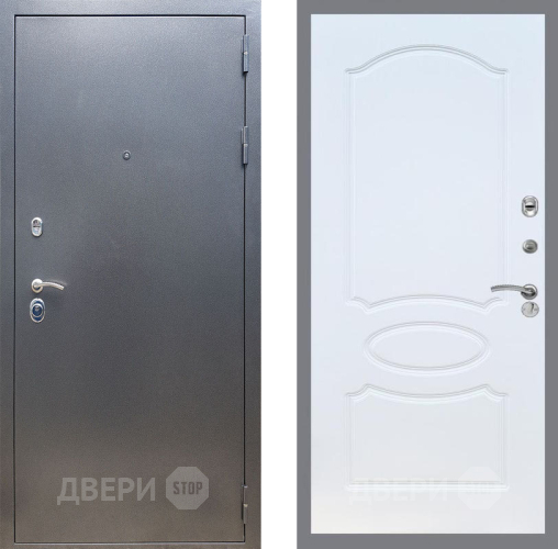 Входная металлическая Дверь Рекс (REX) 11 FL-128 Белый ясень в Кашире