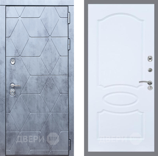 Входная металлическая Дверь Рекс (REX) 28 FL-128 Силк Сноу в Кашире