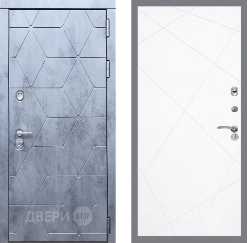 Входная металлическая Дверь Рекс (REX) 28 FL-291 Силк Сноу в Кашире