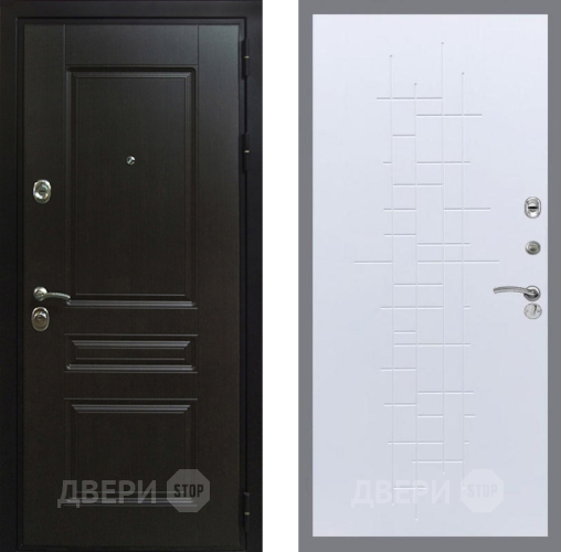Входная металлическая Дверь Рекс (REX) Премиум-Н FL-289 Белый ясень в Кашире