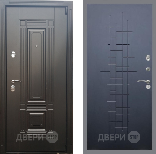 Входная металлическая Дверь Рекс (REX) 9 FL-289 Ясень черный в Кашире