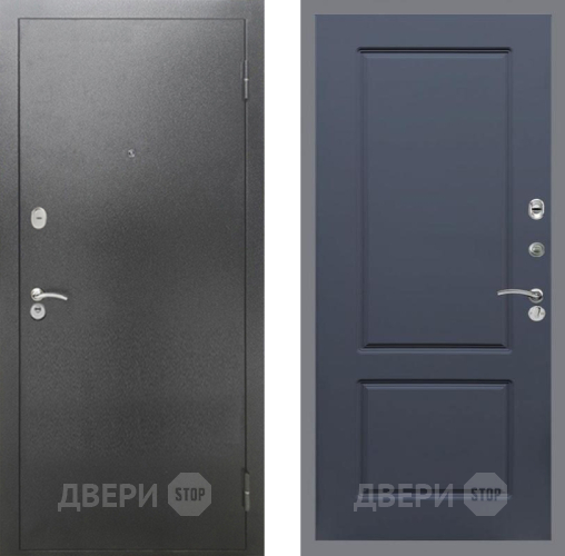 Дверь Рекс (REX) 2А Серебро Антик FL-117 Силк титан в Кашире