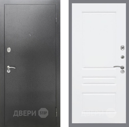 Дверь Рекс (REX) 2А Серебро Антик FL-243 Силк Сноу в Кашире