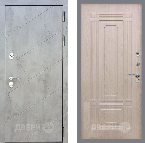 Входная металлическая Дверь Рекс (REX) 22 FL-2 Беленый дуб в Кашире